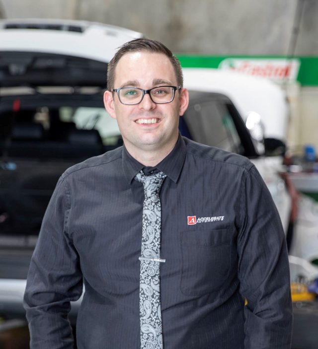 Accelerate Auto team member Ben Peters