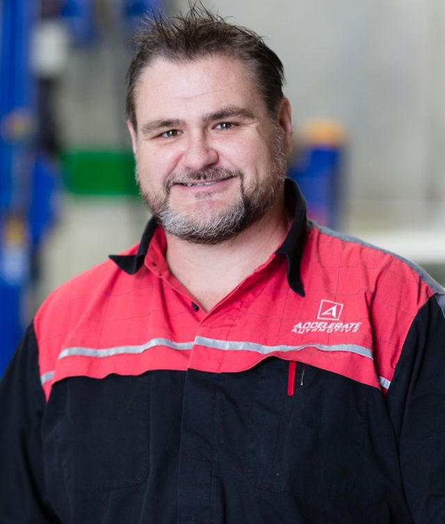 Accelerate Auto team member Darren Millward